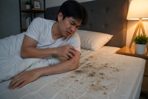 Orang Gatal Saat Tidur Akibat Springbed Kotor, Berdebu, dan Banyak Tungau