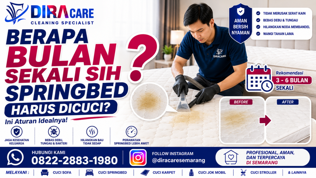 Jasa Cuci Springbed Semarang Waktu Ideal Cuci Springbed